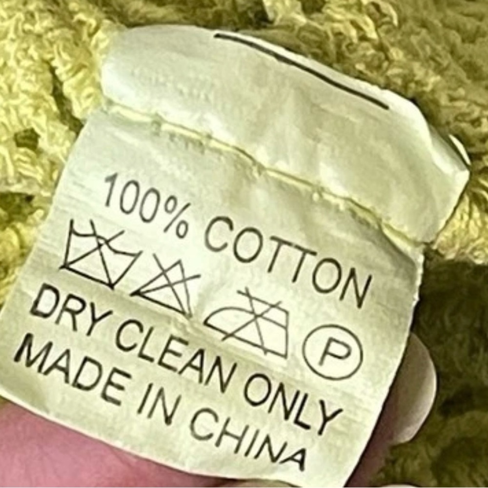 Boho Crochet Lime Green‎ Tunic Top Coastal Cowgirl Festival Cottagecore Sz XL - Picture 8 of 8